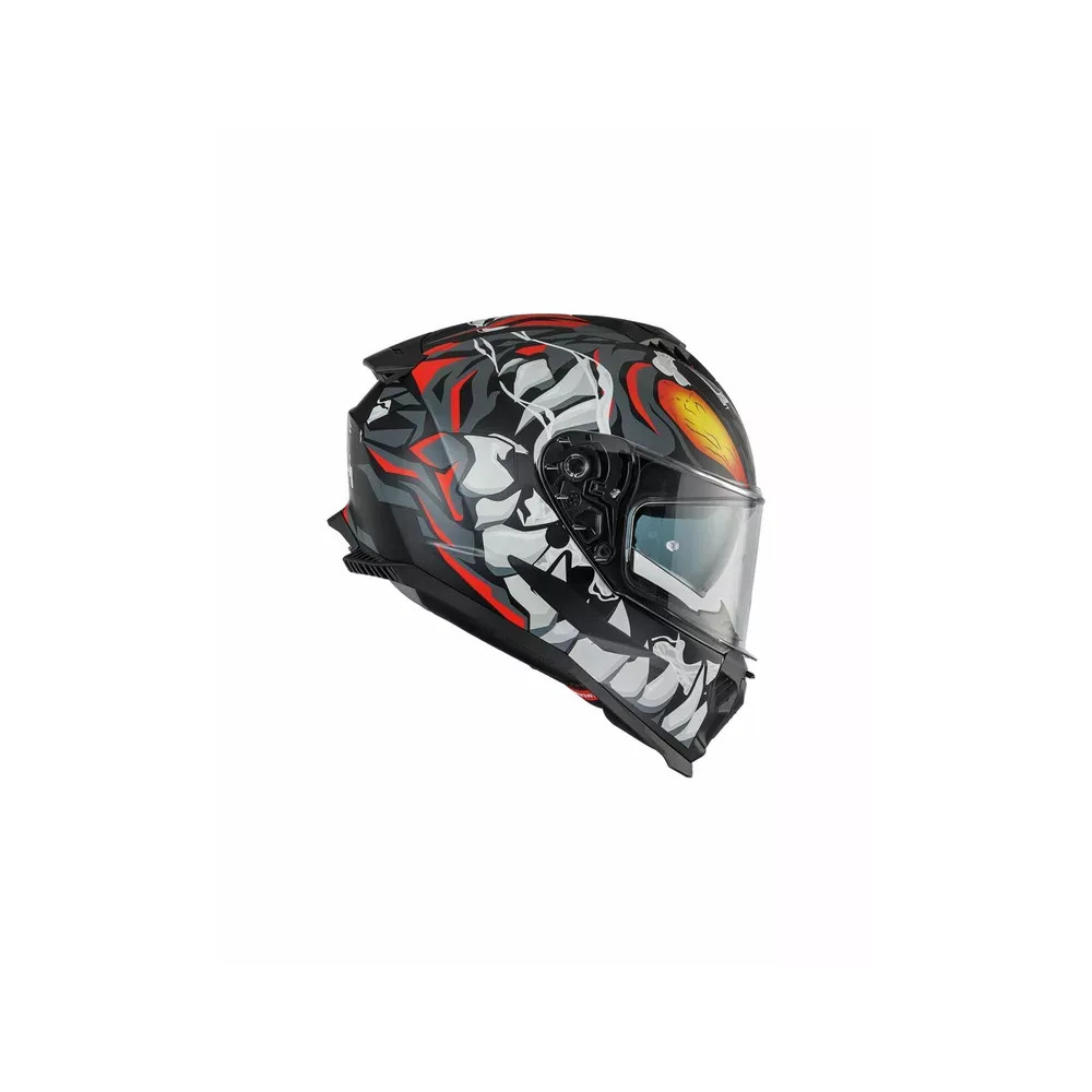 Casco Typhoon MO — Talla M, gris mate
